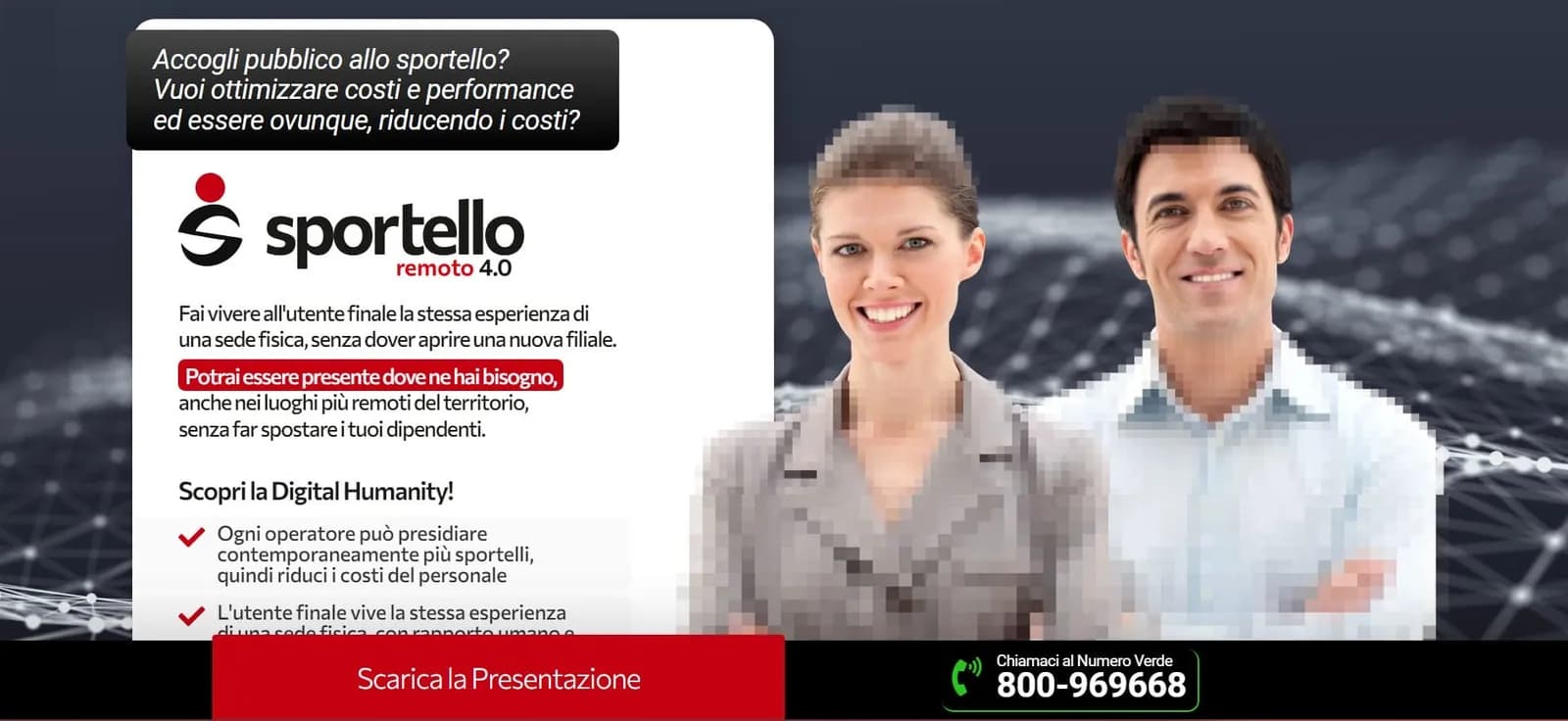 Sportello Remoto 4.0 – Accoglienza al pubblico